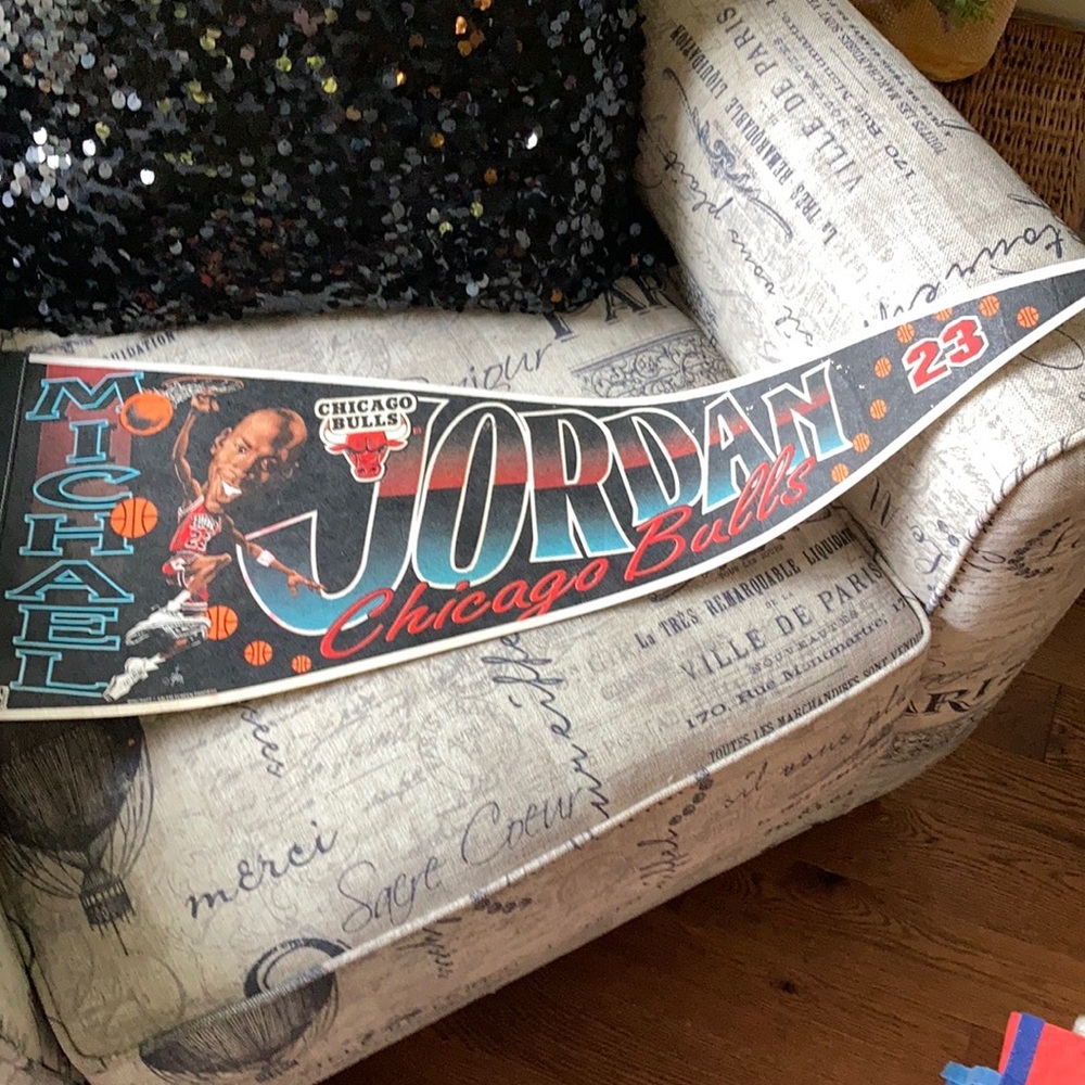 Vintage Michael Jordan bulls banner